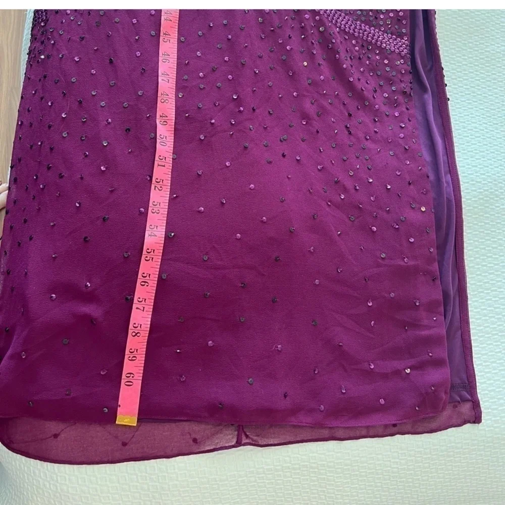 Caché Beaded Long Dress Size 14